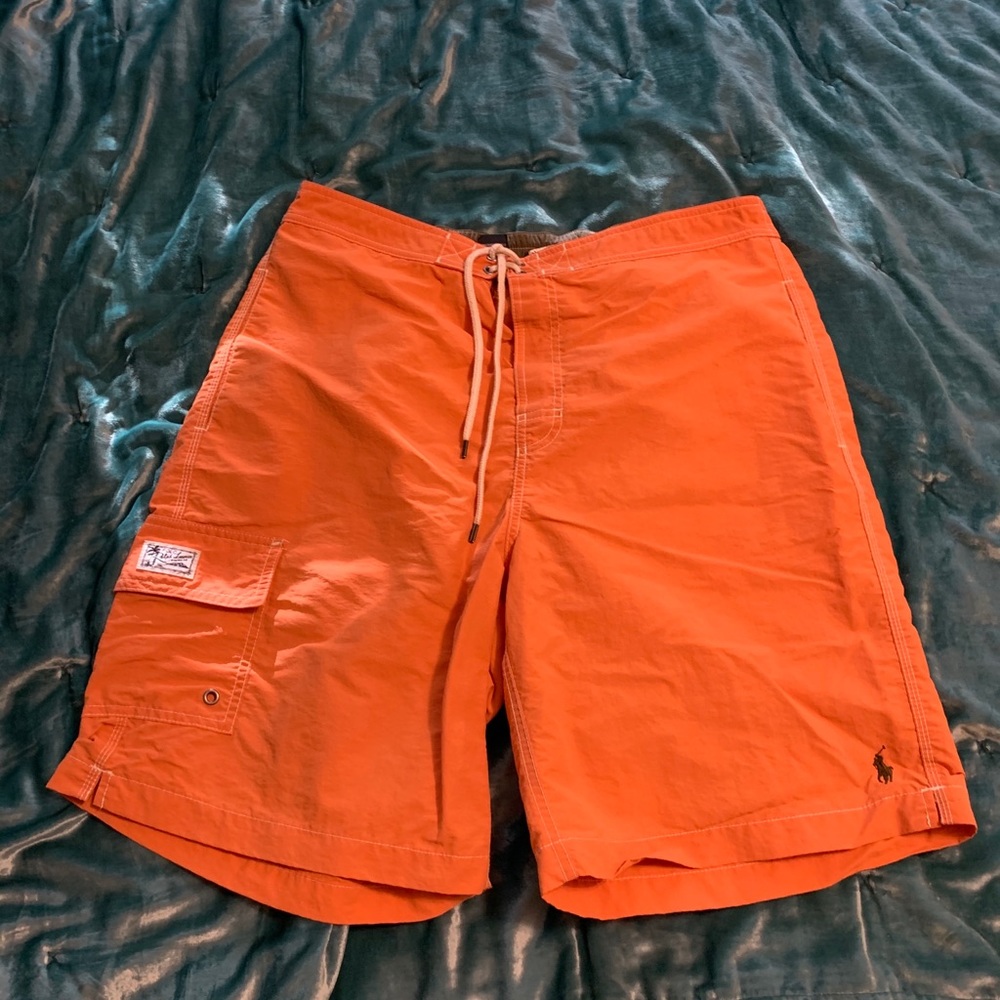 Polo swim trunks